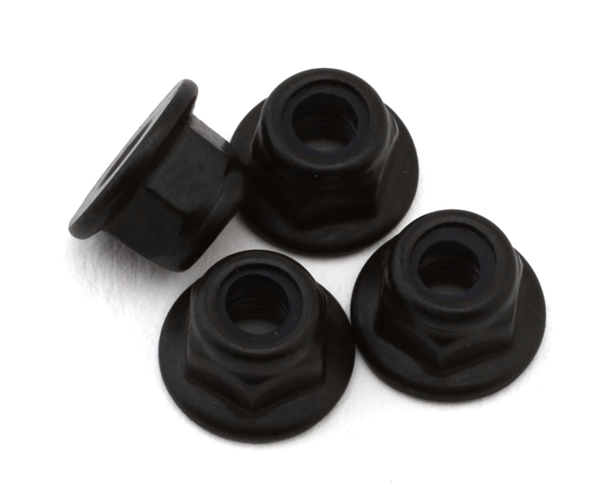 Yokomo 3mm Flanged Nylon Locking Nut (4)