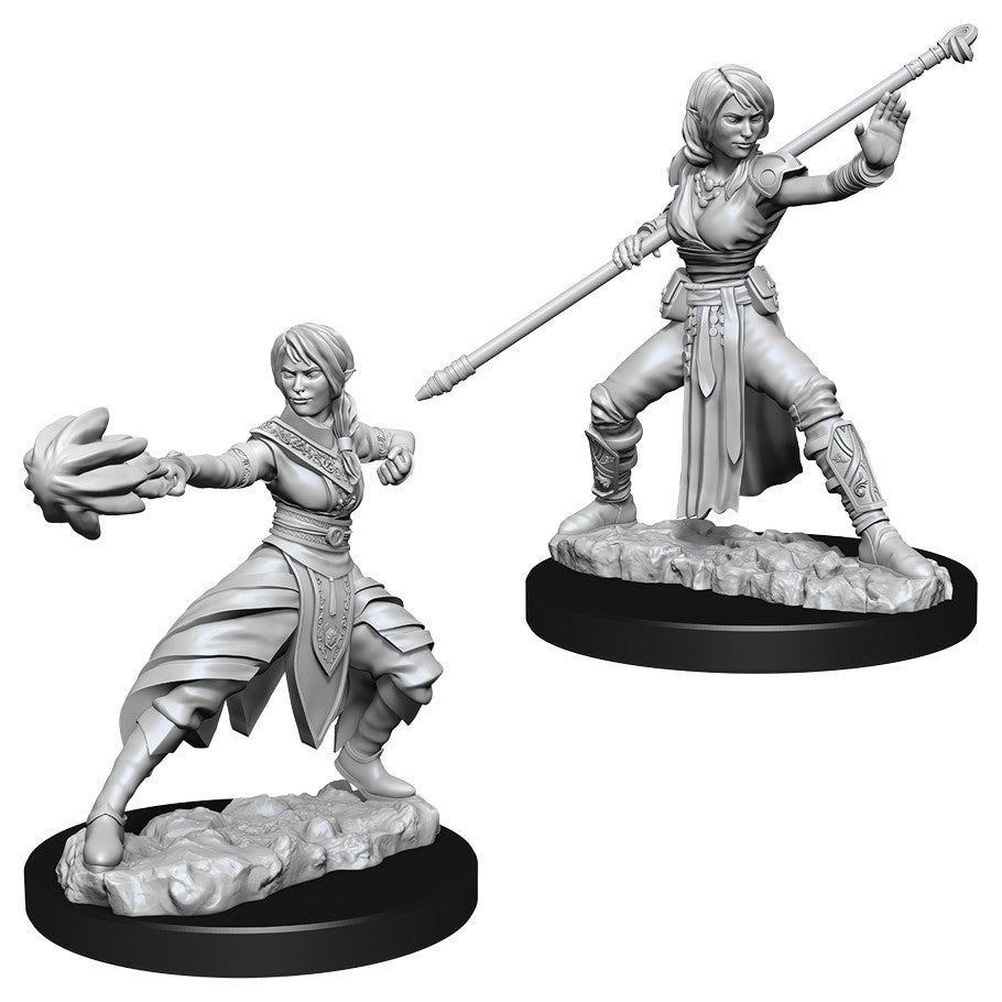 D&D: Nolzur's Marvelous Miniatures - Female Half-Elf Monk (73839)