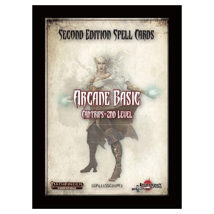 Pathfinder 2nd Edition RPG OGL: Spell Cards - Arcane Basic: Cantrips -
