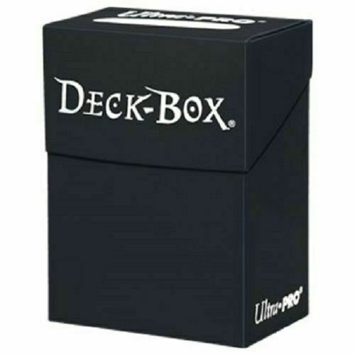 Ultra-PRO: Solid Deck Box - Black