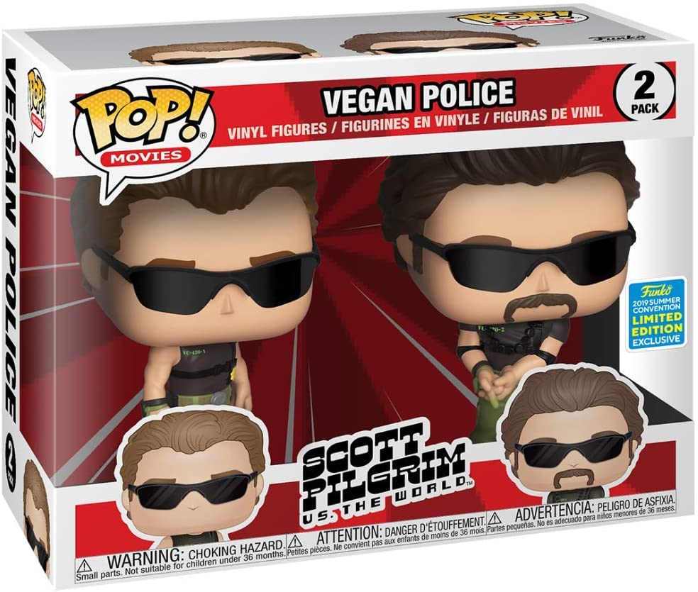 POP Figure Box Set: Scott Pilgrim - Vegan Police (2 Pack) Summer Conve